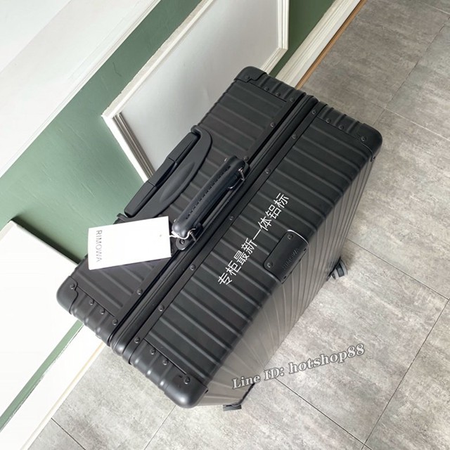 RIMOWA行李箱四輪拉杆箱 日默瓦黑色全鋁行李箱 型號66639 gdx1392